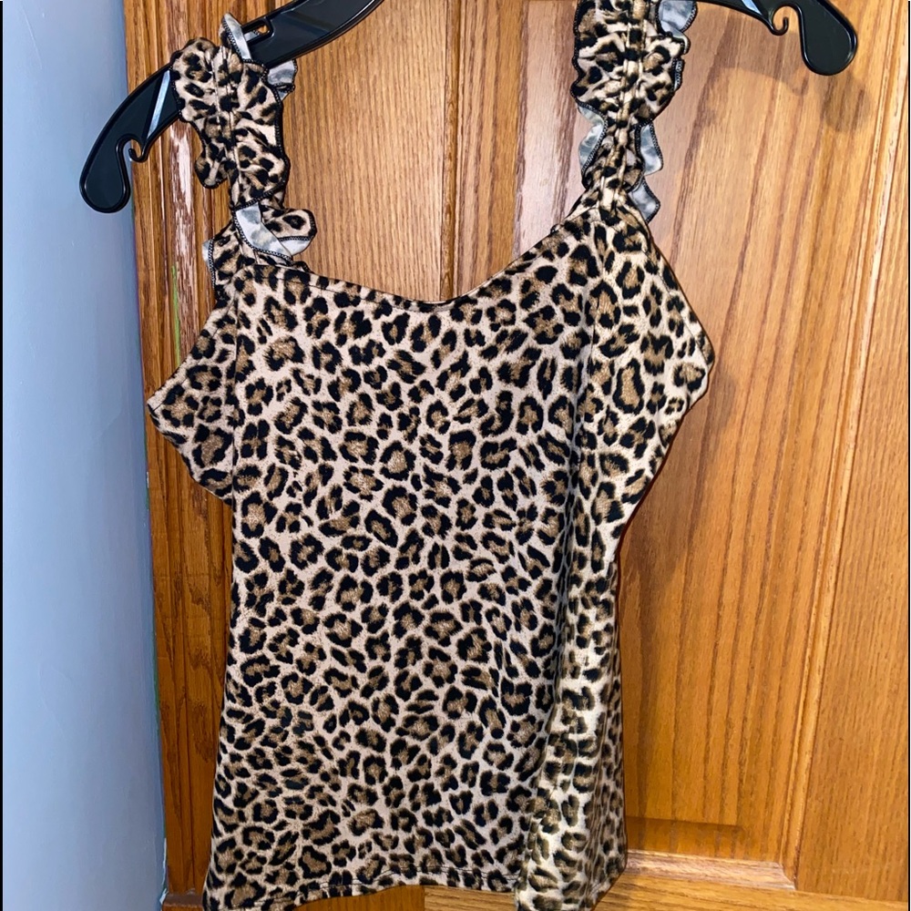 Boutique style Cheetah print tank top